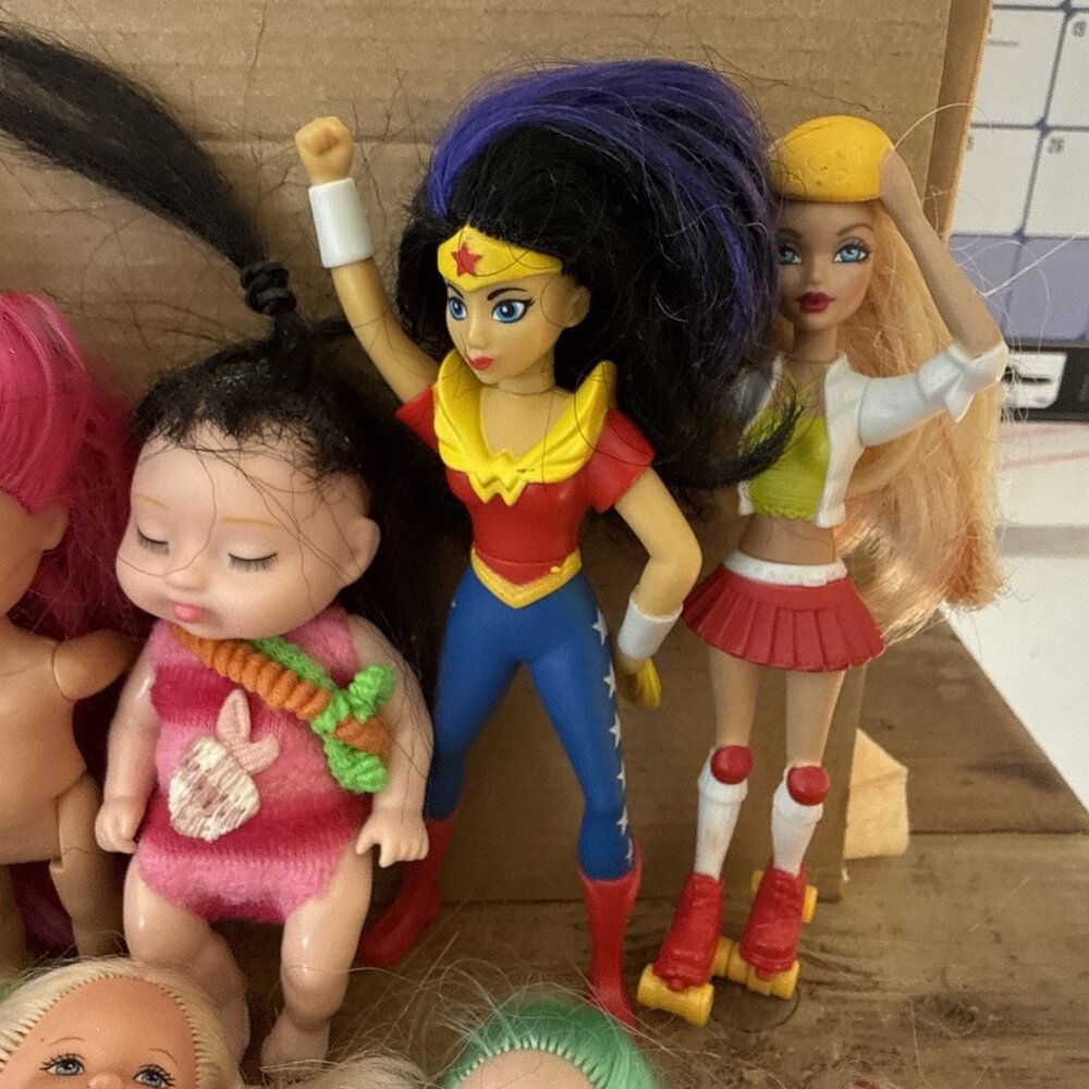 Vintage And Newer Lot 12 Barbie & Others McDonald’s Mattel Zuru Largo Toys - Picture 5 of 16